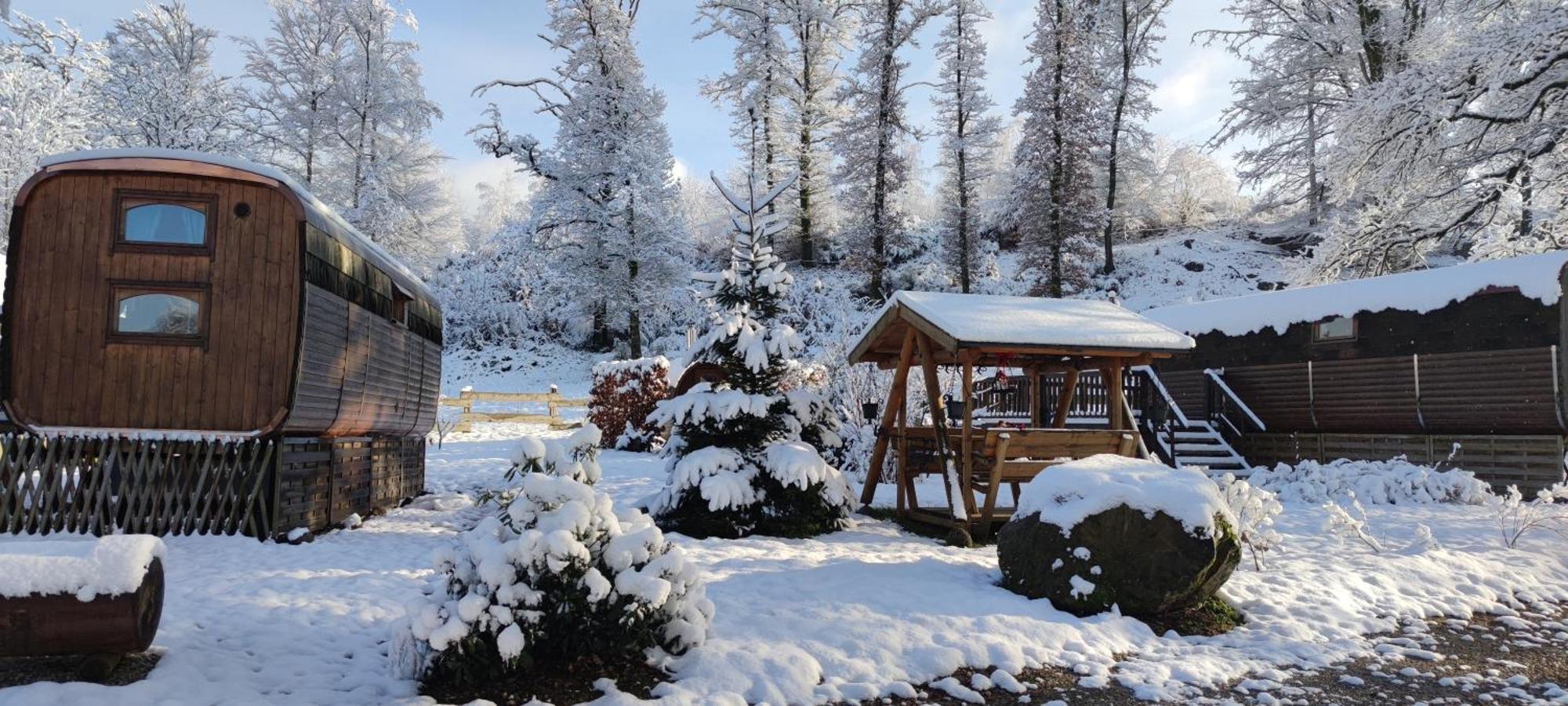 Ma roulotte sous les chênes- Au naturel Raon-aux-Bois Exterior foto